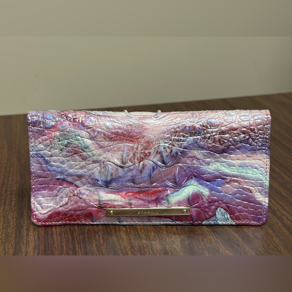 NEW NWT Brahmin Ady wallet in Aura Melbourne. Genuine leather.